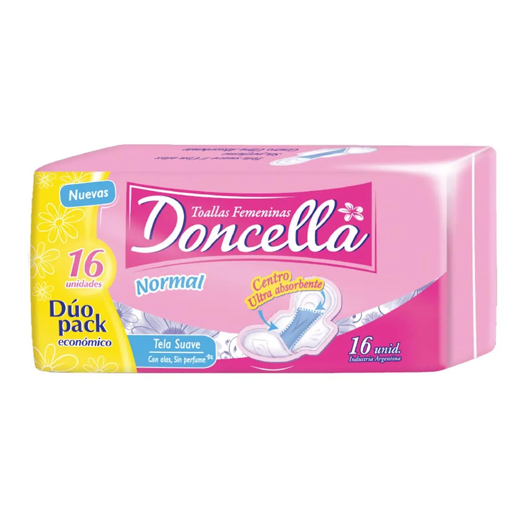 LENT. Toalla Doncella DuoPack 16u x25