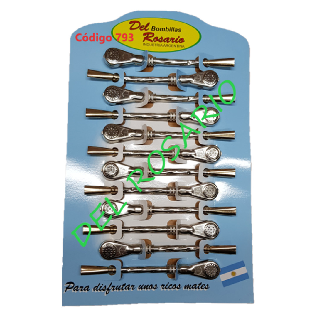 Bombilla DR793 Boca Dorada Corta x12