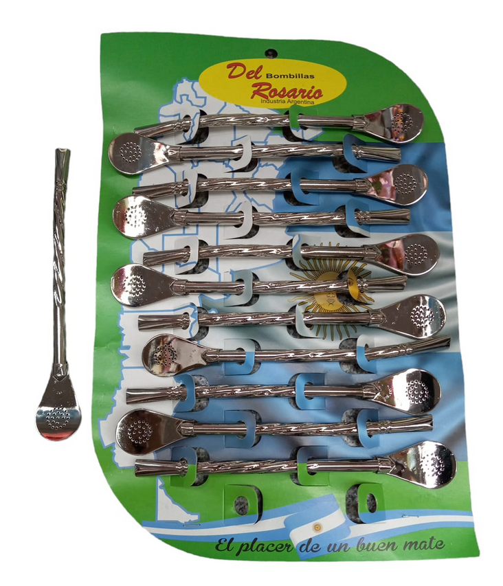 Bombilla DR910 Coco Cucharita Chata x12