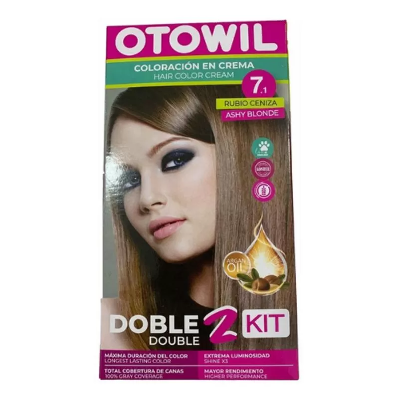 OTOWIL Kit Color 7/1 Rubio Ceniza (20)