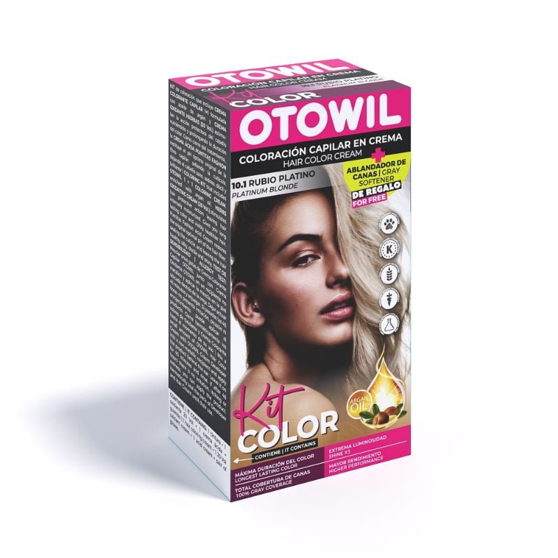 OTOWIL Kit Color 10/1 Rubio Platino (20)