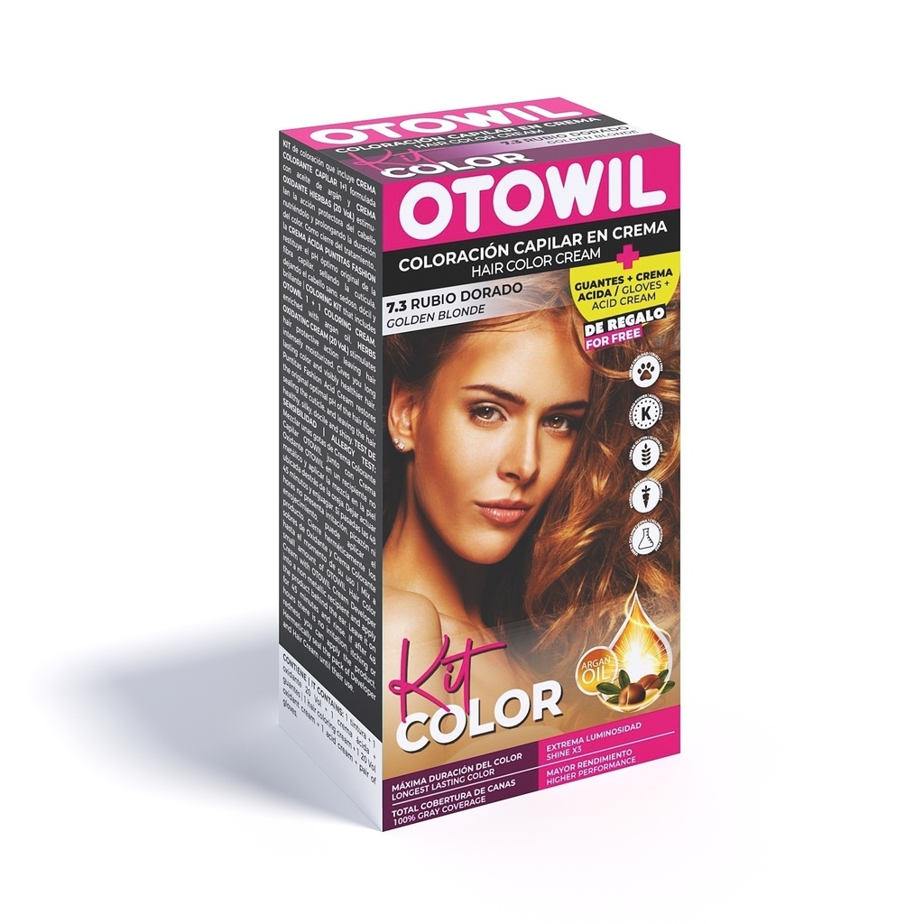 OTOWIL Kit Color 7/3 Rubio Dorado (20)
