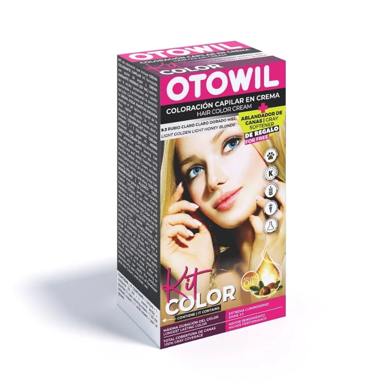 OTOWIL Kit Color 9/3 Rubio Claro Claro Dorado  (20)
