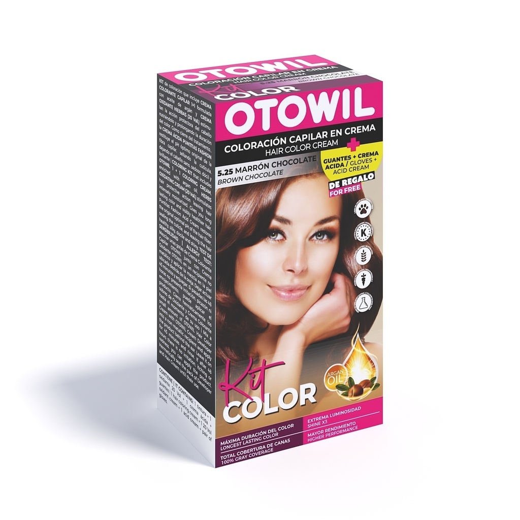 OTOWIL Kit Color 5/25 Marron Chocolate (20)