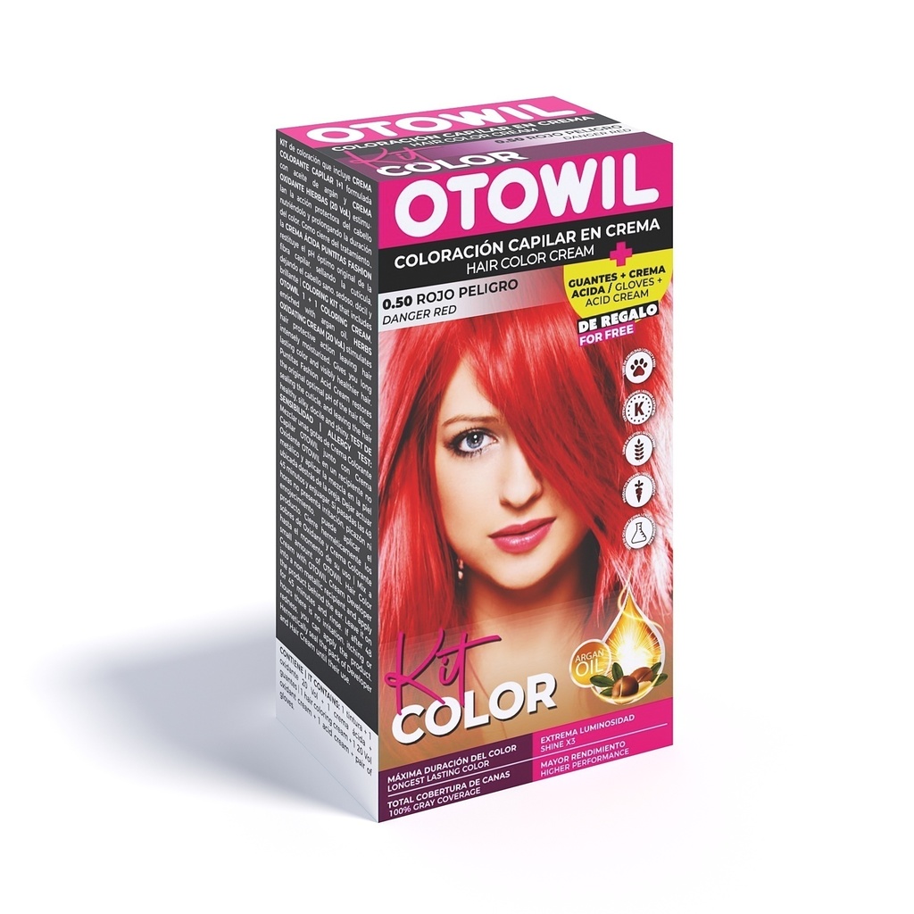 OTOWIL Kit Color 0/50 Rojo Peligro (20)
