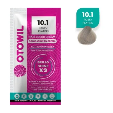 OTOWIL Crema Color Cap. 10/1 sobre 50gr x6 Rubio Platino