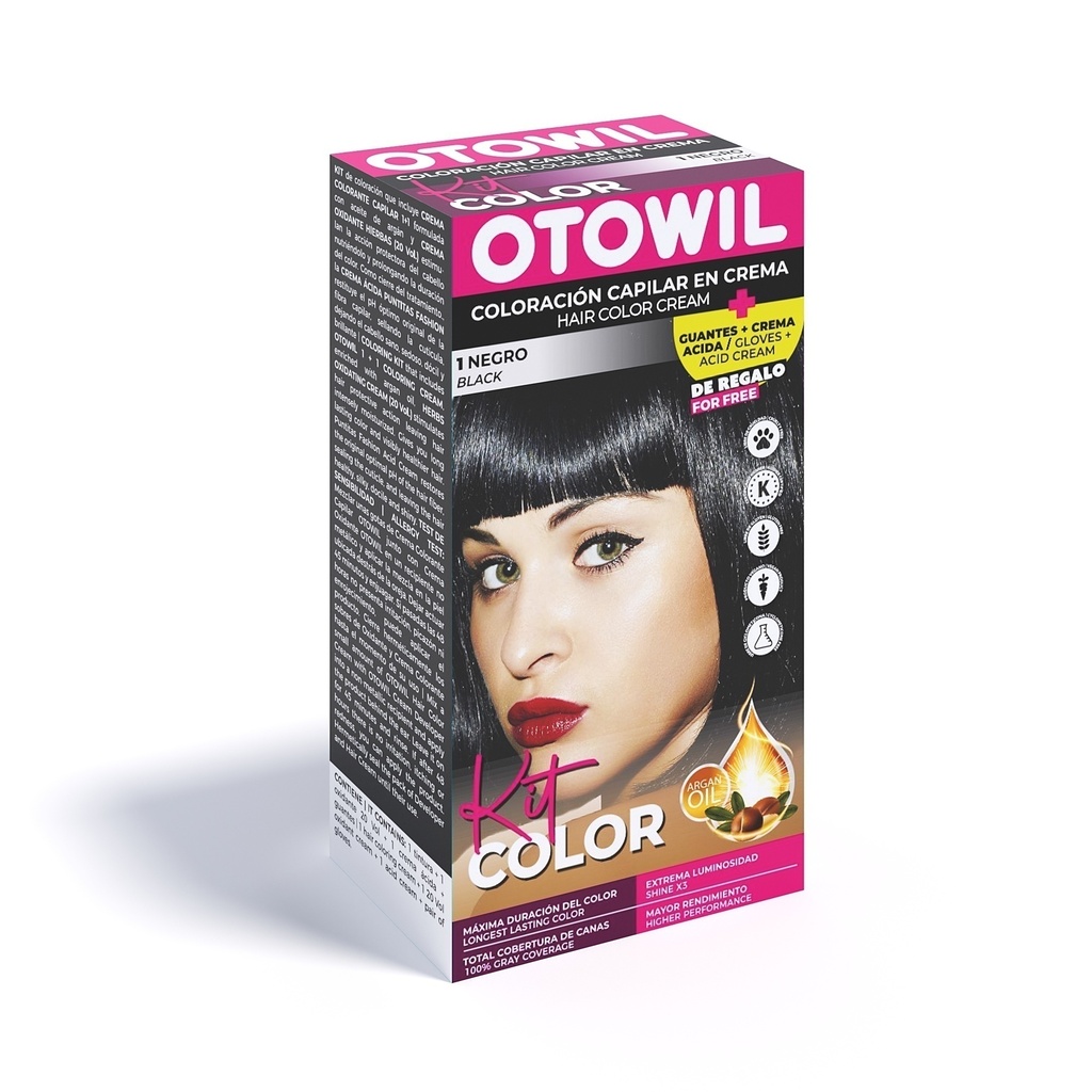 OTOWIL Kit Color 1 Negro (20)