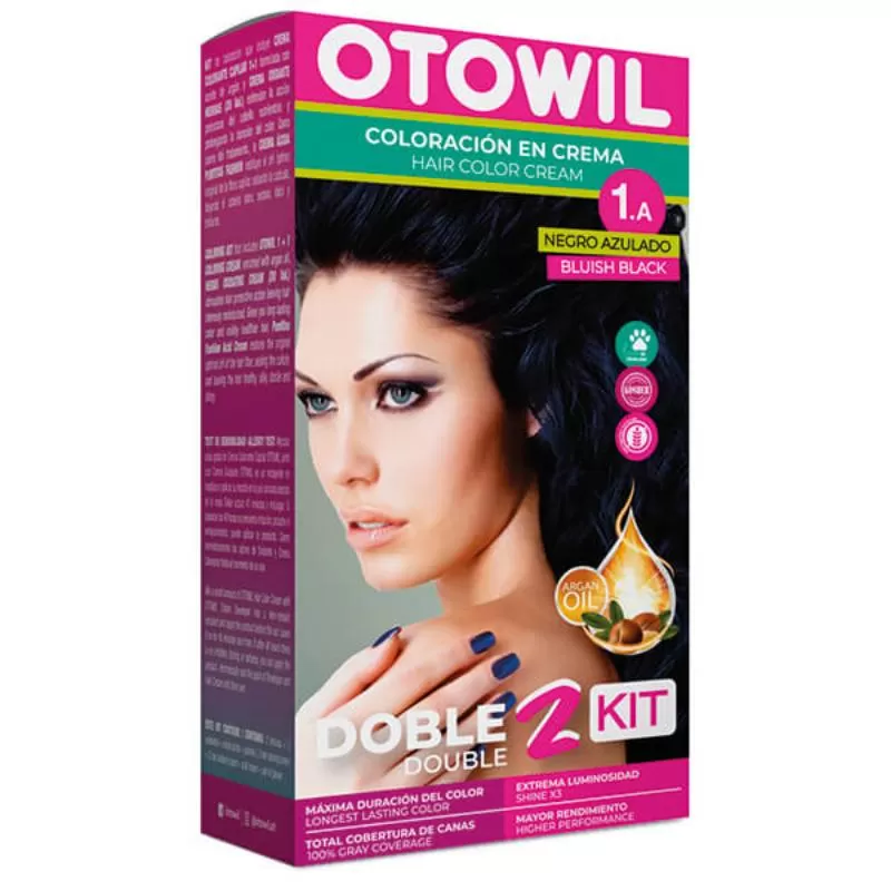 OTOWIL Kit Color 1A Negro Azulado (20)