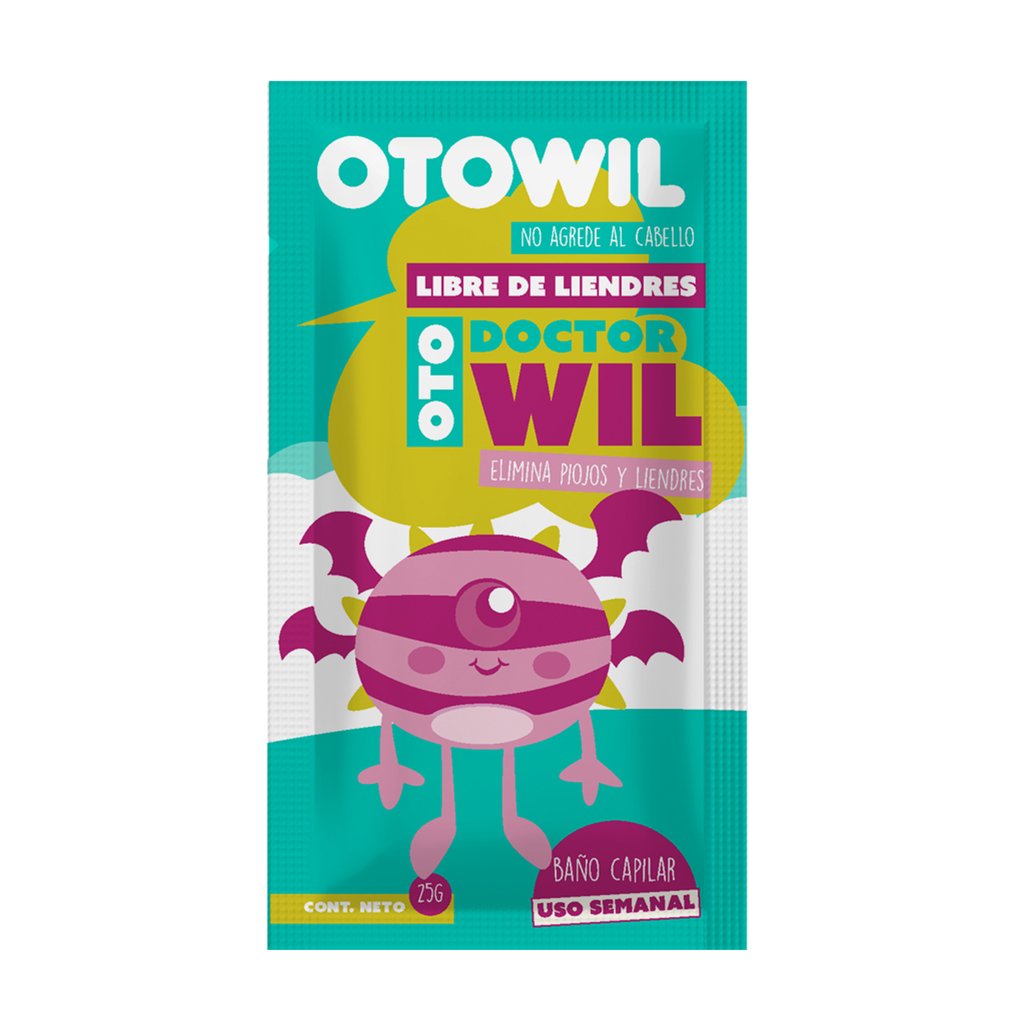 OTOWIL Dr.Will Piojicida sobre 25gr x12