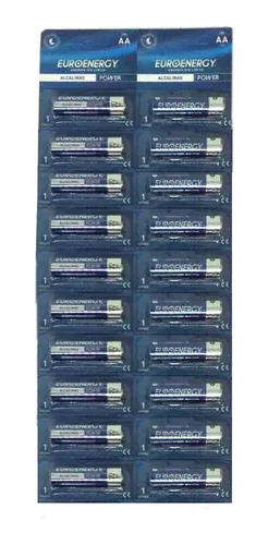 EUROENERGY Pila Alcalina Tira AAA 20x2