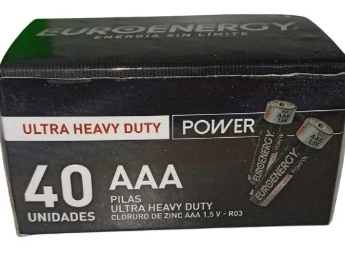 EUROENERGY Pila Carbon Tubo AAAx40