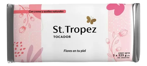 LM Jabon St.Tropez 3x125grs Rosa x20
