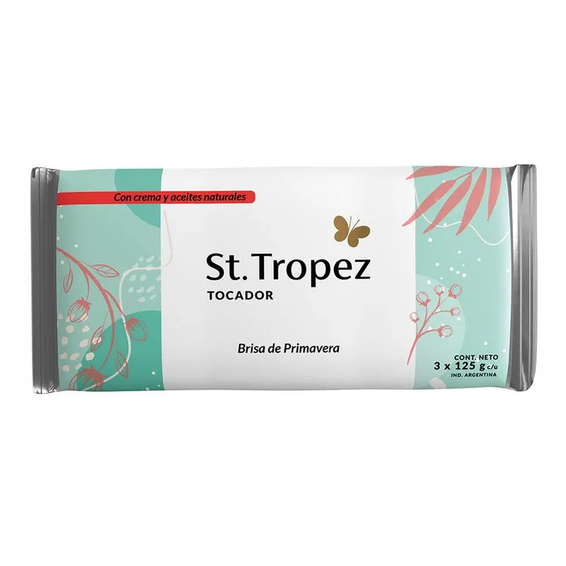 LM Jabon St.Tropez 3x125grs Primavera x20