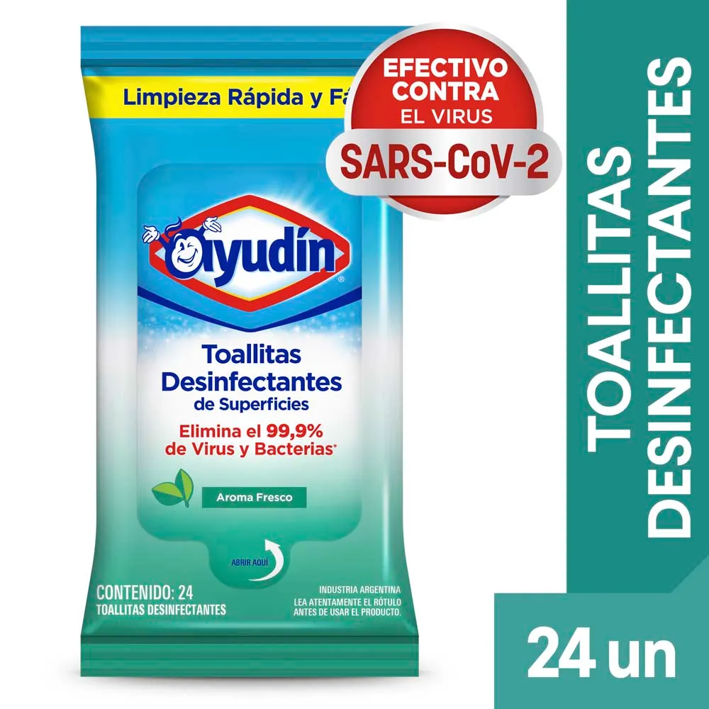 Ayudin Toallitas Desinf. Fresco FlowPack 12/24