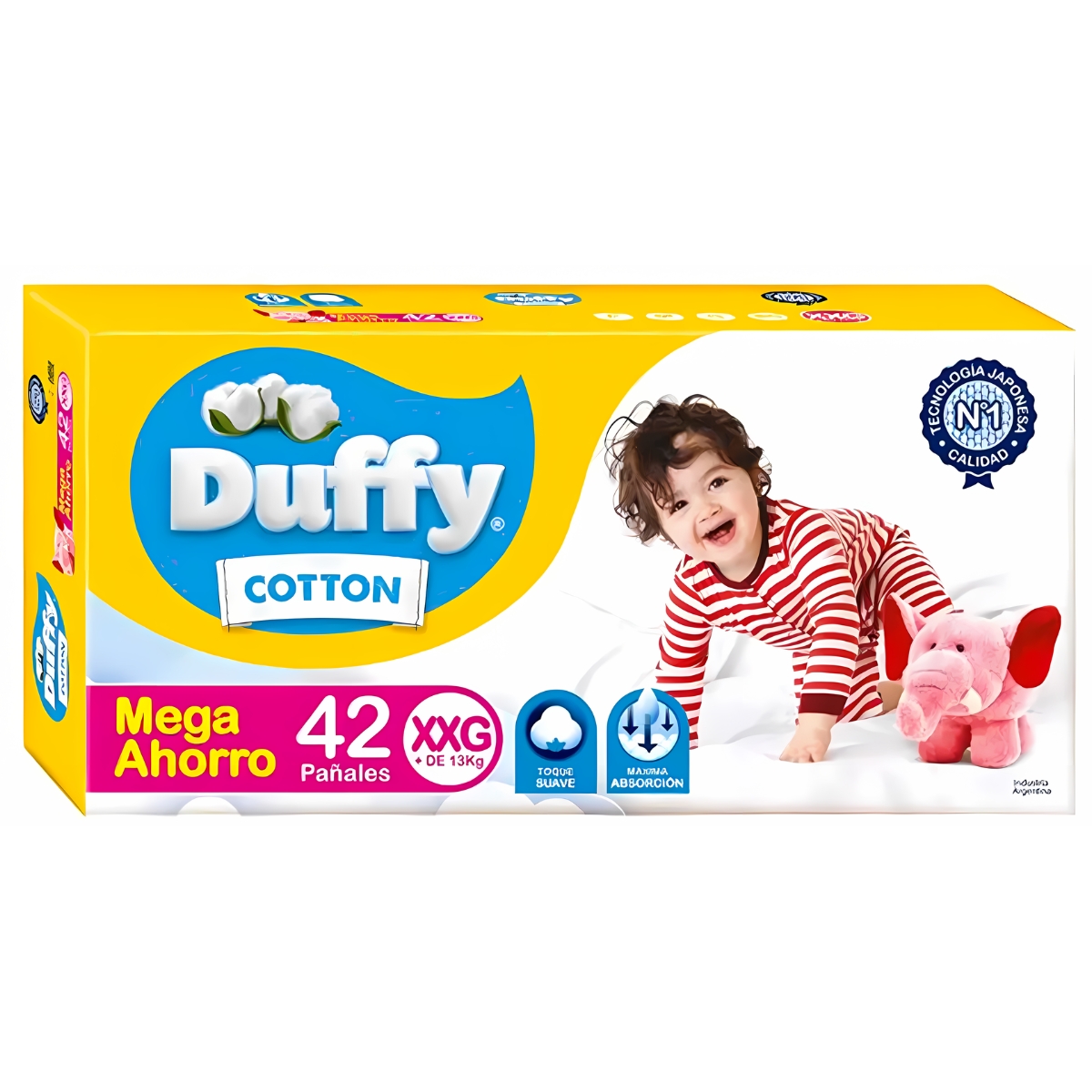 DUFFY MEGA Pañal Cotton XXG (42) x3 -21542