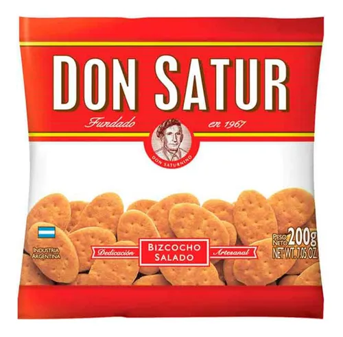 Don Satur Bizcocho Salados 200grs x30