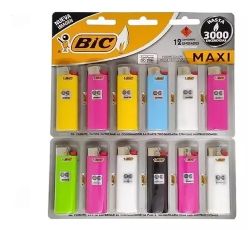 BIC Encendedor Maxi x12 Trend