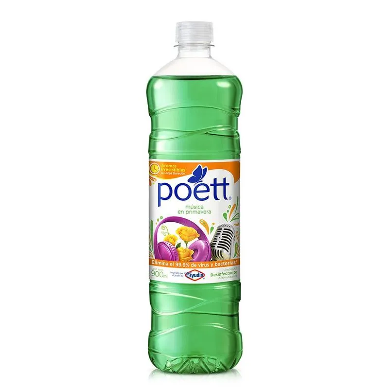 Poett Limp. 900ml Musica Primav. x12