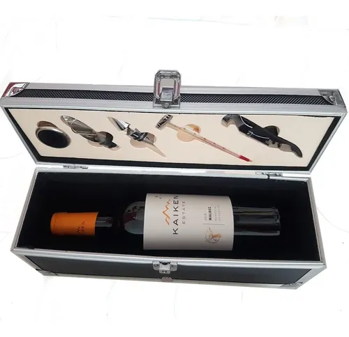 ENCA. Caja Libro c/5 acc. Vino EA99-12-14