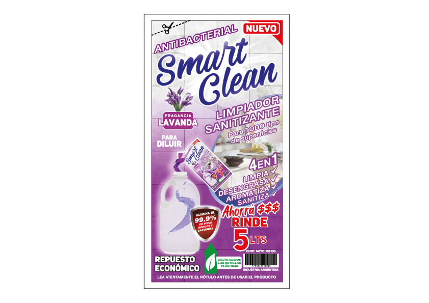 Smart Clean Limp. Desinfect. Lavanda Rinde 5L (15)