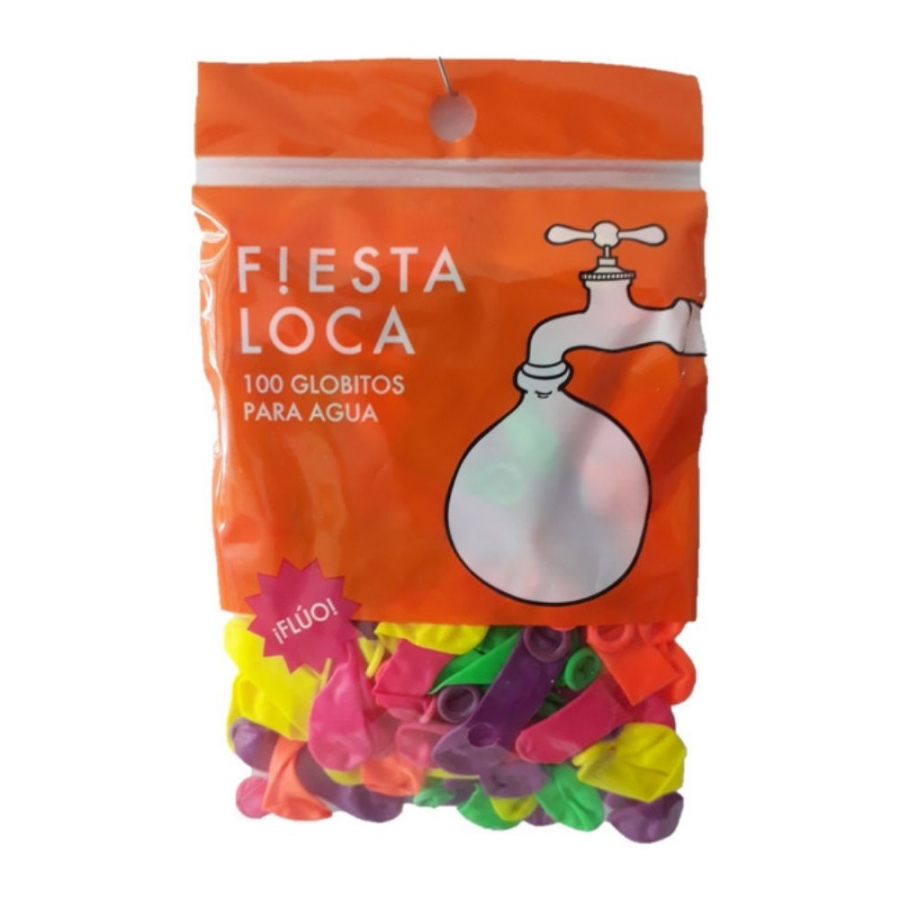 Globito de agua FIESTA LOCA x100 (300)