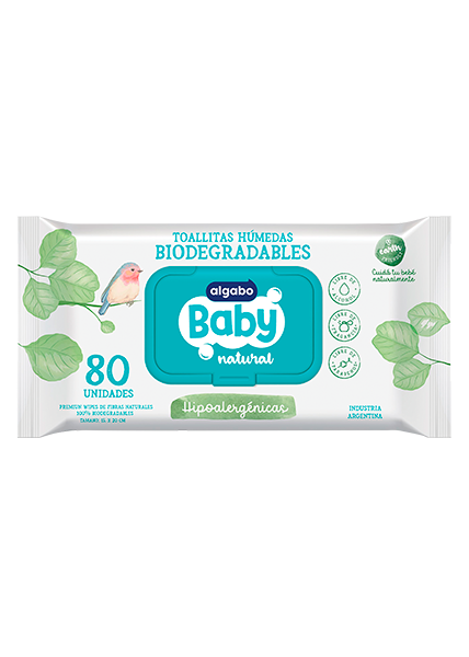 ALGABO Baby T/Humeda Wipes Natural x80 C/T (24)