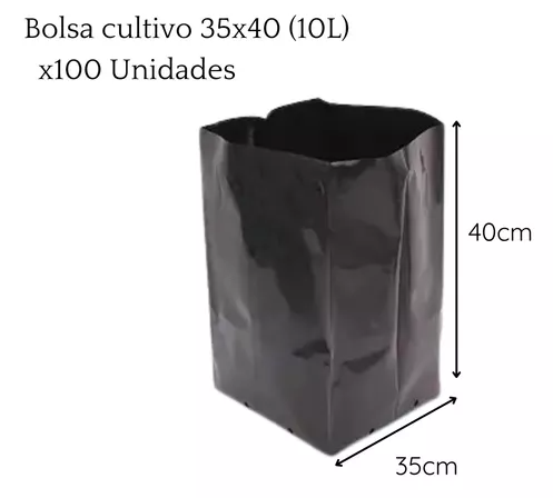 Bolsa ECO Cultivo Vivero 30x40x40 x100