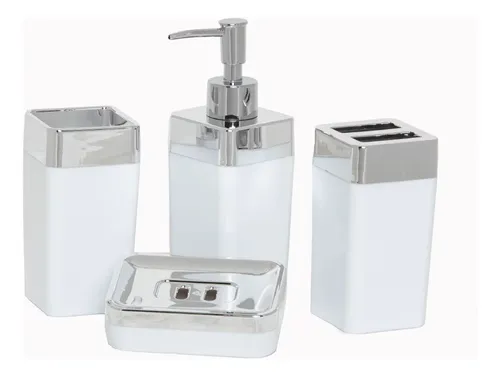 ENCA. Set Baño 4 Piezas Plast. EA99-24-12
