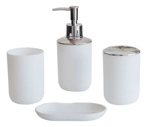 ENCA. Set Baño 4 Piezas Plast. EA99-24-05