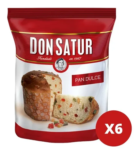 Don Satur Pan Dulce 400gr S/Fruta x6