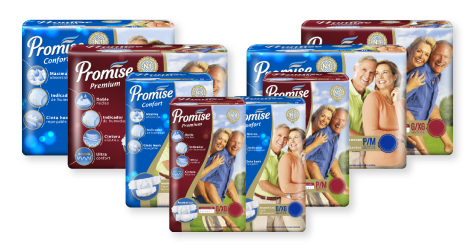 PROMISE Pañal Adulto Comfort P/M 16u x4 -31116