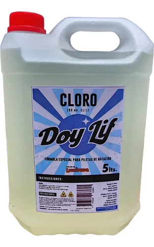 Domi. Piscina Cloro 5 Litros x3