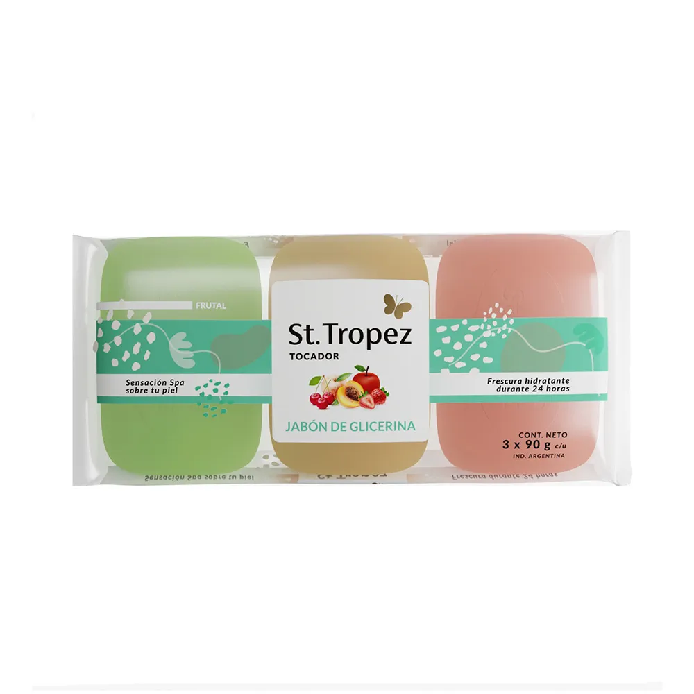 LM Jabon St. Tropez 3x90gr Glicerina Trico. x20