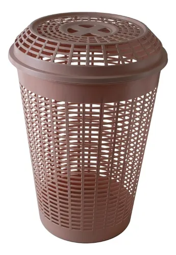 GEM. Cesto Ropa Redondo 65Lts Rosa Coral