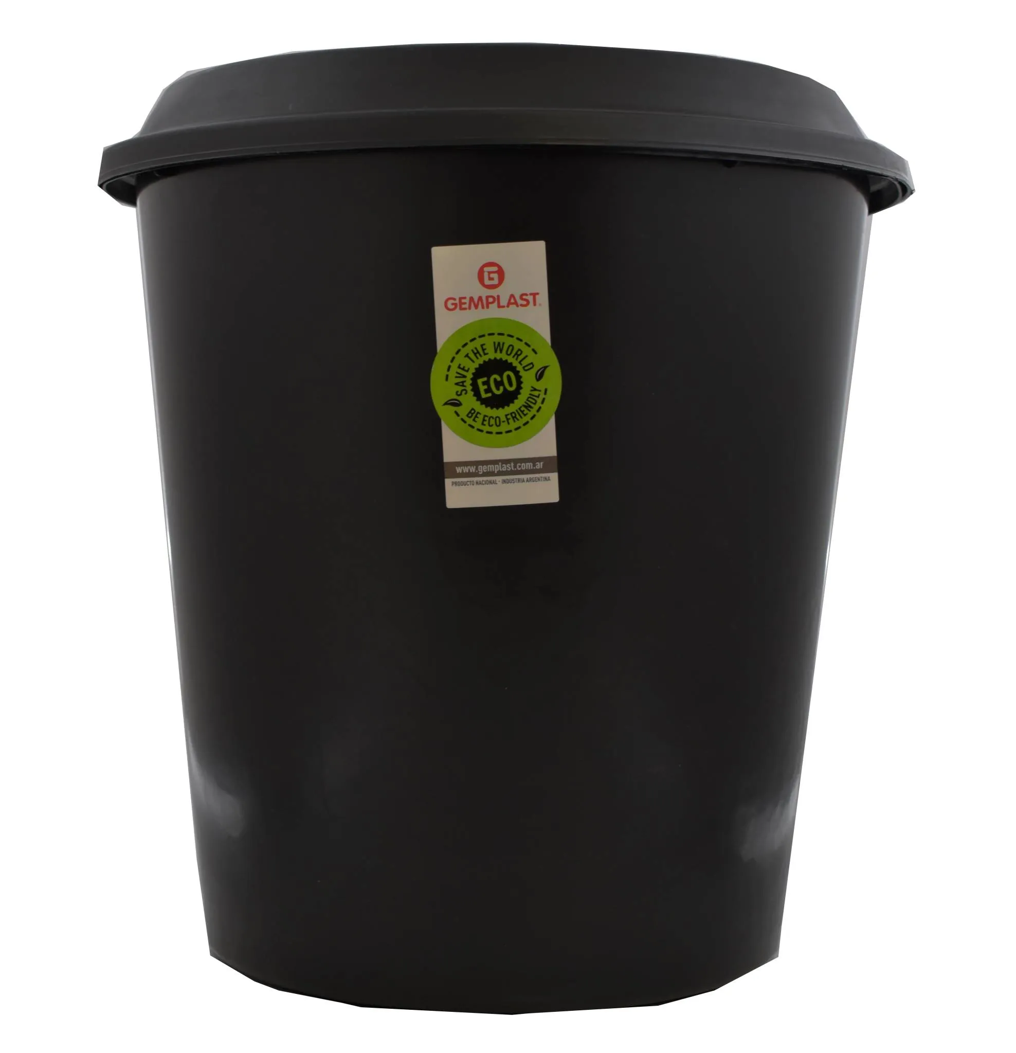 GEM. Tarro Residuo 8L Color T/Negra