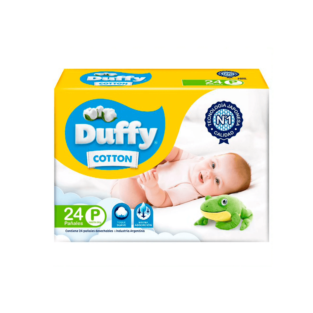 DUFFY Pañal Cotton P (24u) x6