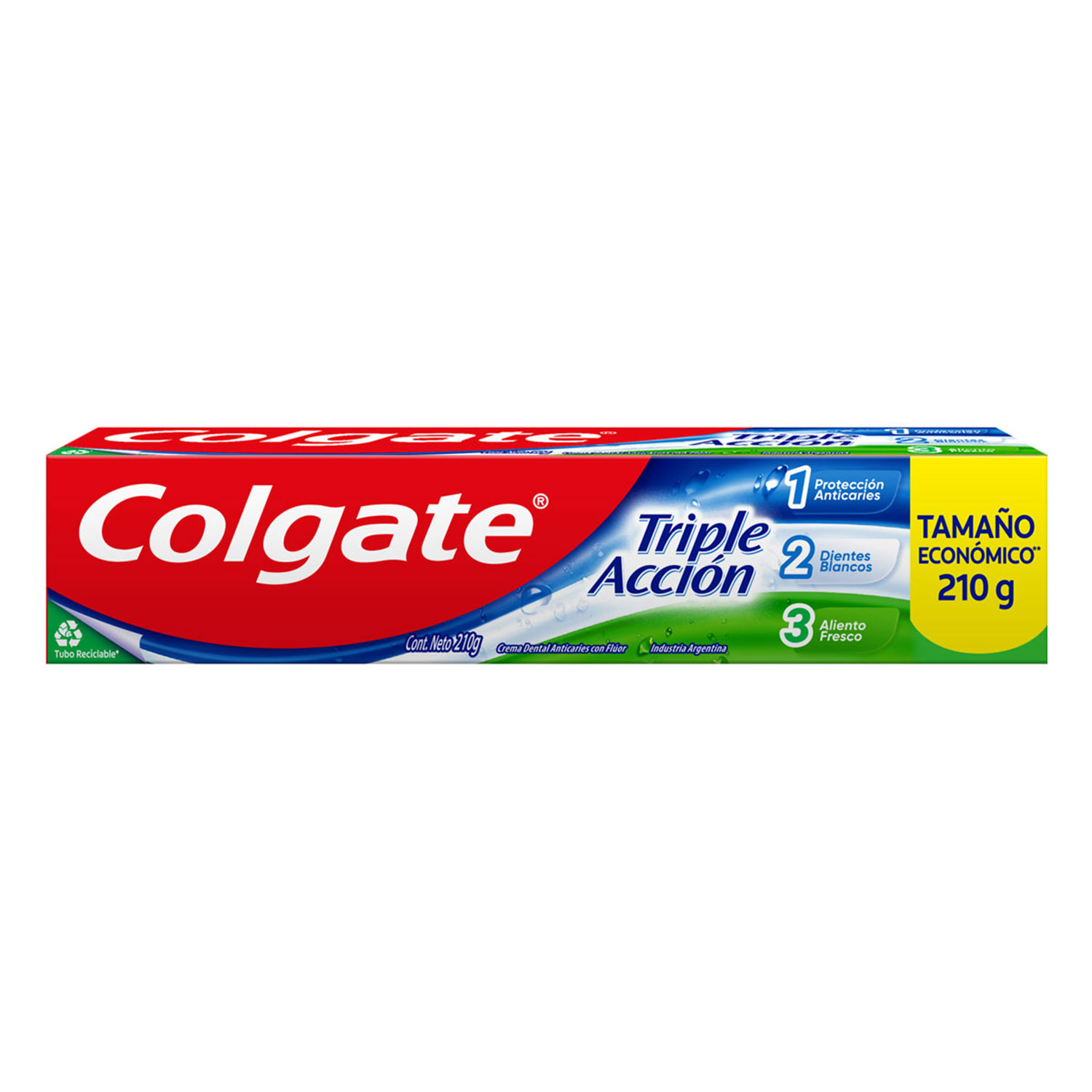 QM Crema dental Colgate 3acc 210gr x12