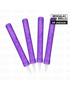 LOLITA Bengala Gibre Pastel x4 Violeta