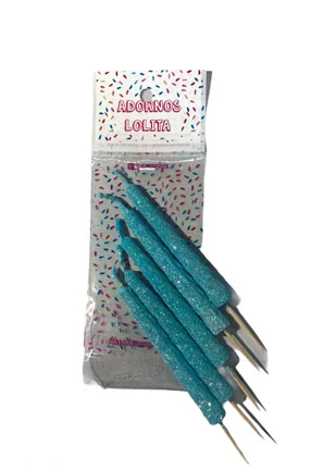 LOLITA Bengala Gibre Pastel x4 Celeste