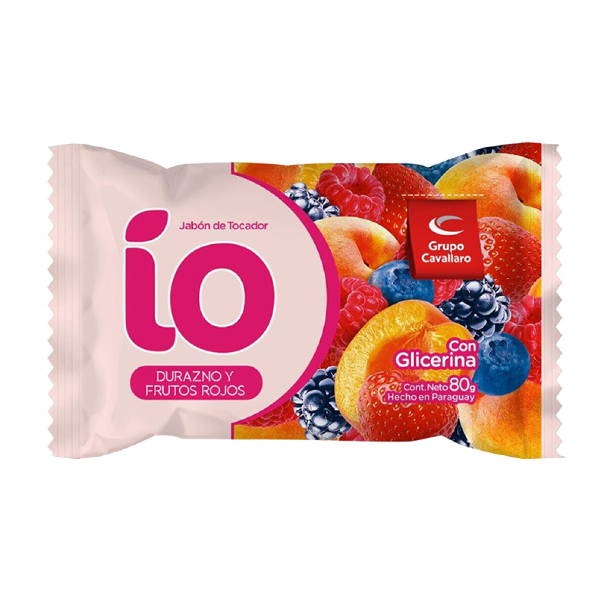 IO Jabon Toc. 3x80gr Duraz.Frut.Rojos x30