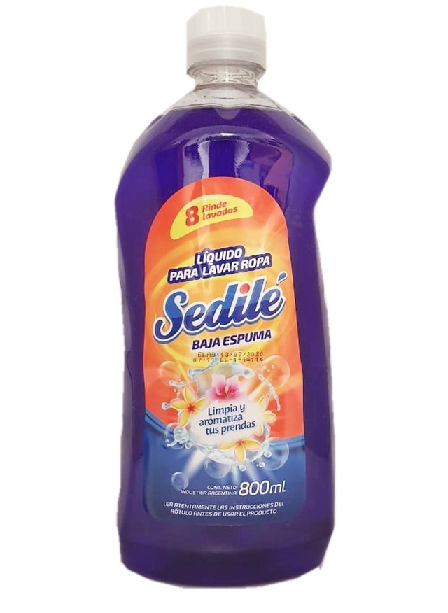 SEDILEE Liquido Lavar Ropa 800cc x12**