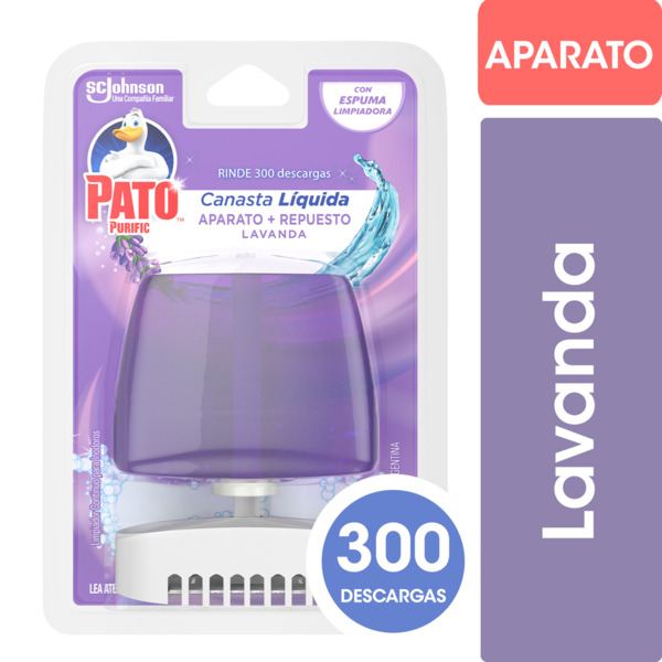 Pato Canasta Liq. Rto. Lavanda (12)