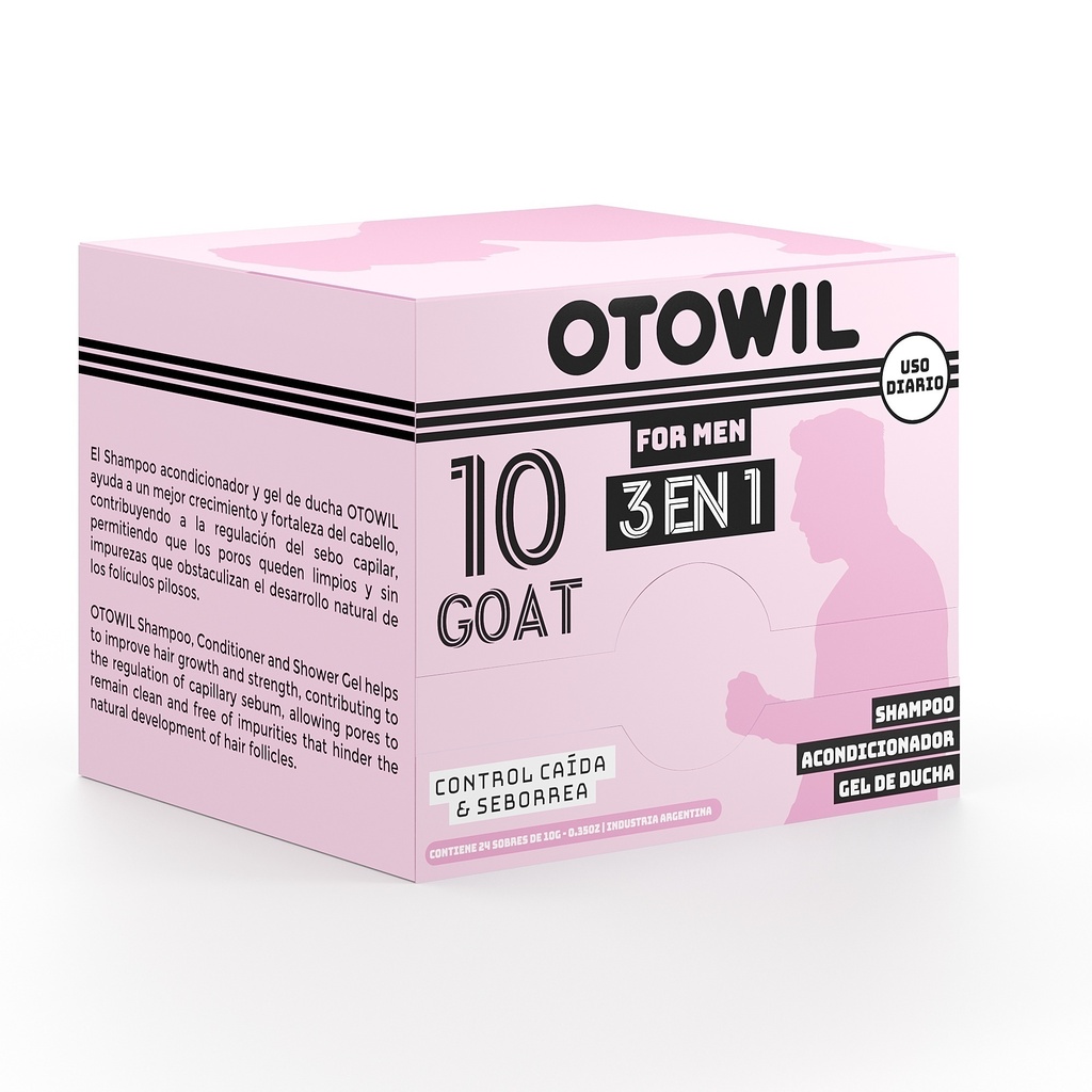 OTOWIL Sobre 10GOAT 3en1 x24 (Sh+Ac+Gel Ducha)