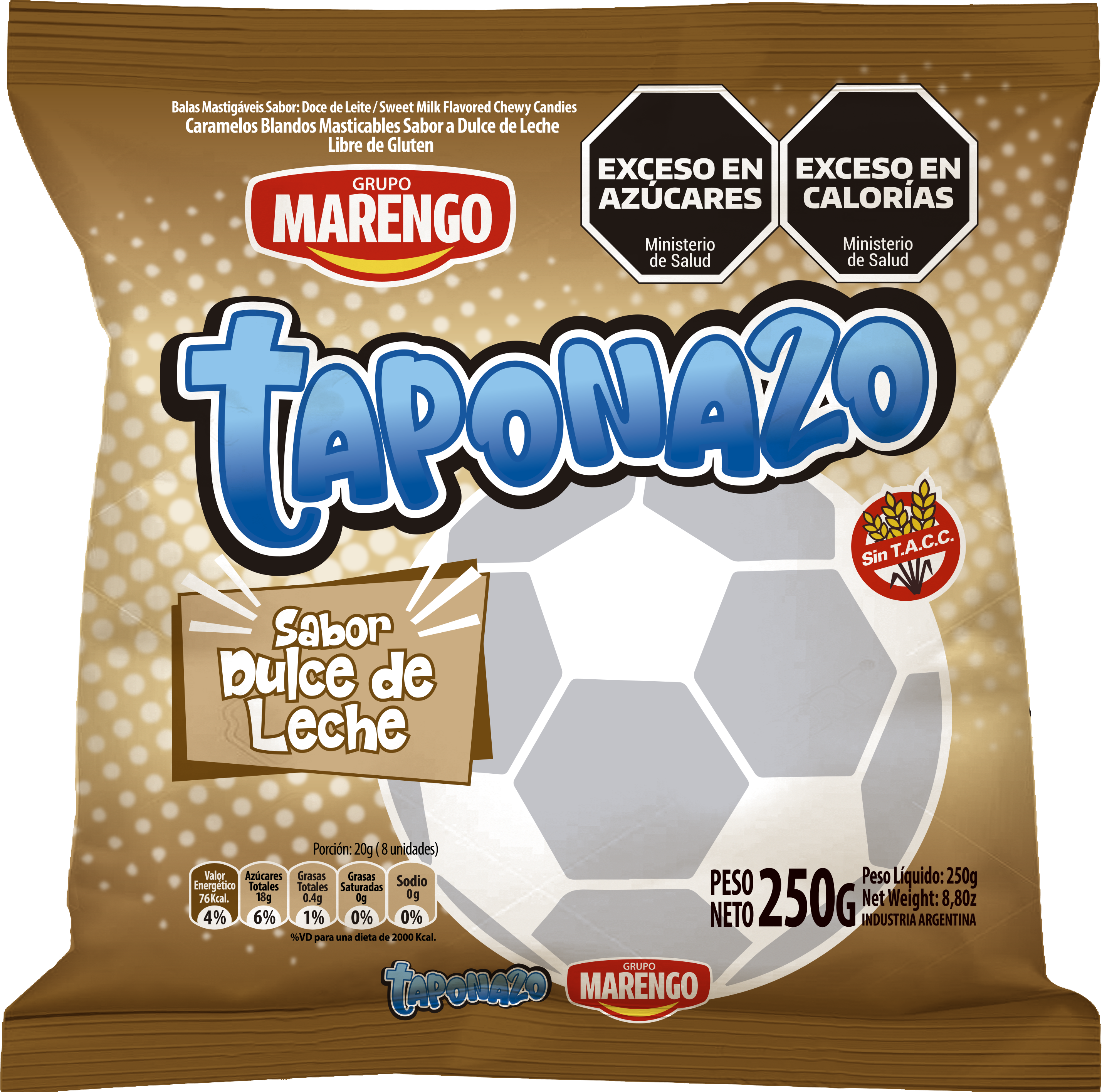MARENGO* CAJA Masticable Taponazo D/Leche x30 -22552