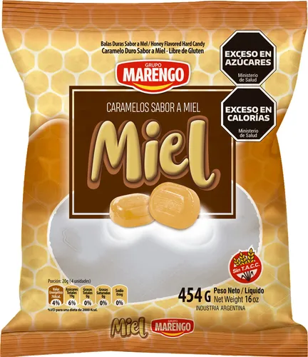 MARENGO* CAJA Caramelo Transp. Miel x12 -10119