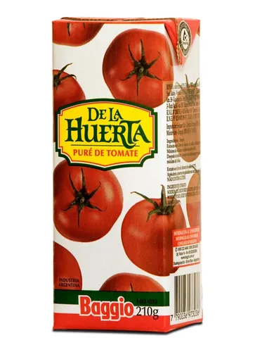 LA HUERTA Pure de Tomate 210gr x18