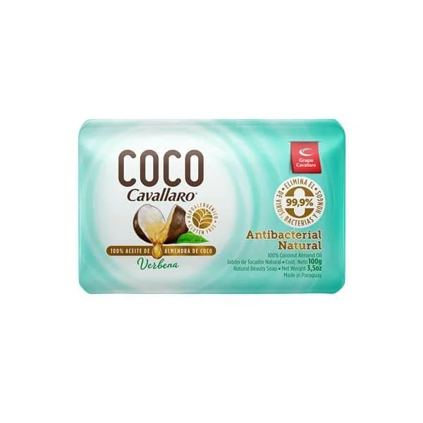Cavallaro Jabon Toc. Coco Verbena 100gr x3(12)