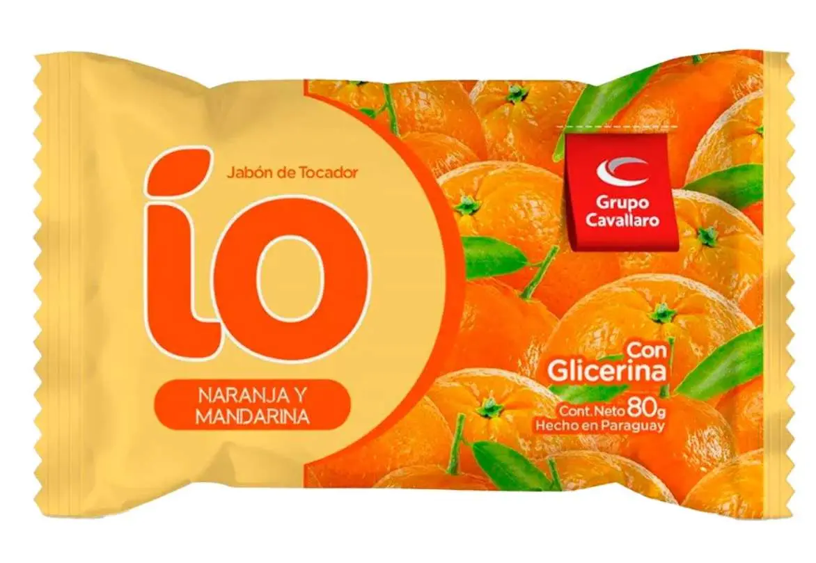 IO Jabon Toc. Naranja.Manda. 3x80gr x10 (30)