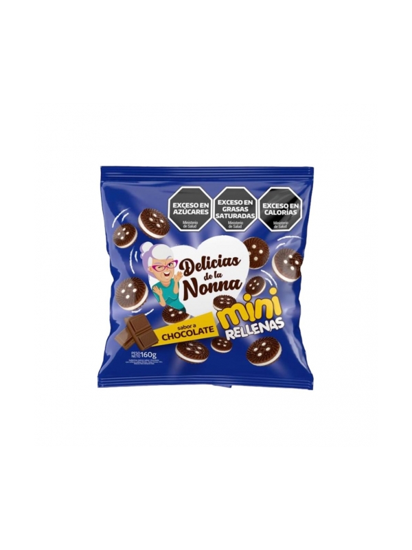 EDRA Mini Rellenas 160gr Choco. DDLN x24