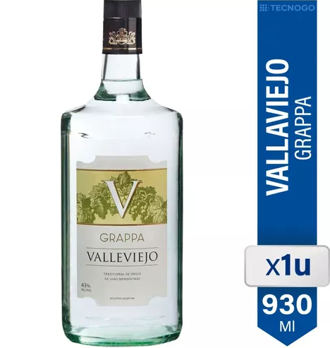 DELLE. Valleviejo Grappa 930cc (6) -0805